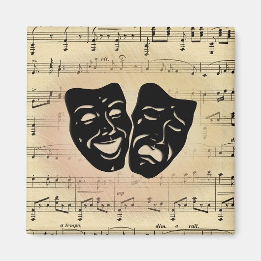 Theater en muziek magneet (Voorkant)