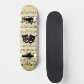 Theater en muziek persoonlijk skateboard (Voorkant)
