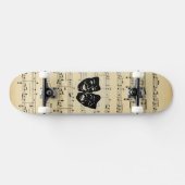 Theater en muziek persoonlijk skateboard (Horizontaal)