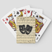 Theater en muziek pokerkaarten (Achterkant)