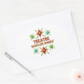 THEATER FANCY STROMEN OVALE STICKER (Envelop)