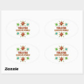 THEATER FANCY STROMEN OVALE STICKER (Vel)