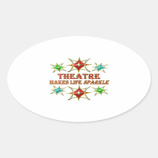 THEATER FANCY STROMEN OVALE STICKER