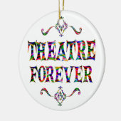 Theater Forever Keramisch Ornament (Links)
