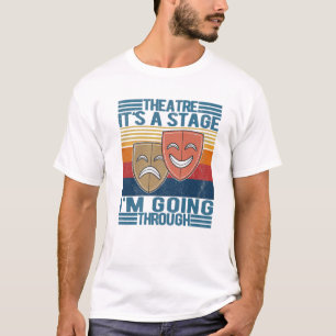 Theater Het is een podium waar ik door het Mannen T-shirt