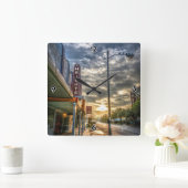  theater Historic Houston Heights Fine Art Vierkante Klok (Huis)