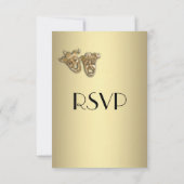 Theater Huwelijksuitnodiging Kaart (Achterkant)