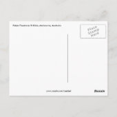 theater in het paleis briefkaart (Achterkant)