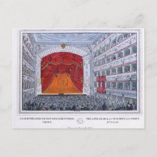 Theater in Karntnertor Wenen Briefkaart
