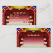 Theater in licht visitekaartje (Voorkant / Achterkant)