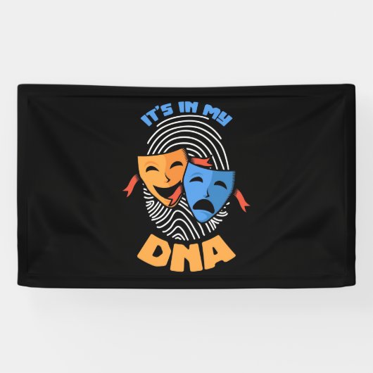 Theater in mijn DNA Spandoek (Horizontaal)