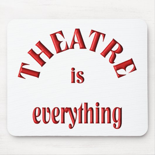 Theater is alles muismat (Voorkant)
