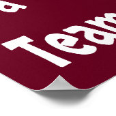 Theater is een teamsport, Acteren, Acteur, Actrice Poster (Hoek)