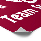 Theater is een teamsport, Acting, Actor, Actress Poster (Hoek)