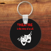 Theater is het verhaal van ons allen. sleutelhanger (Voorkant)
