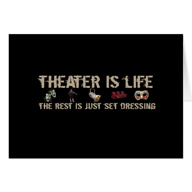 Theater is leven (Voorkant Horizontaal)