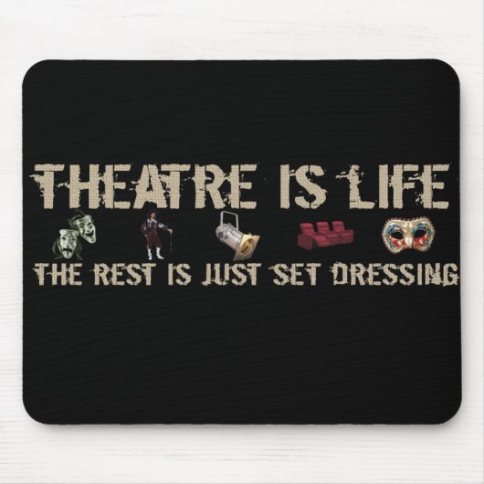 Theater is leven muismat (Voorkant)