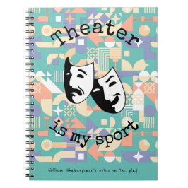 "Theater is mijn sport" acteurs' Notitieboek