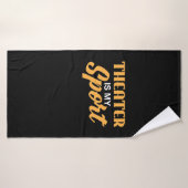 Theater is mijn sport badhanddoek (Badhanddoek)