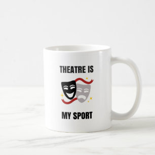 Theater is mijn sport - Drama Geek Coffee Mok