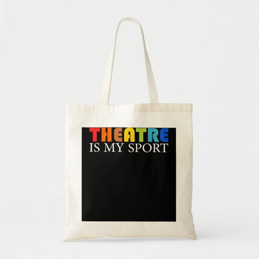 Theater is mijn sport - grappig theater Actor A Tote Bag (Voorkant)
