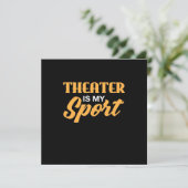 Theater Is Mijn Sport Kaart (Staand voorkant)