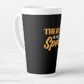 Theater is mijn sport latte mok (Linkerhoek)