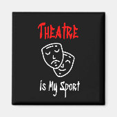 Theater is mijn sport magneet (Voorkant)