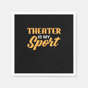 Theater is mijn sport servet