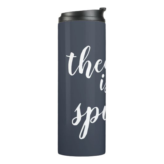 Theater is mijn sport Simple Modern Graphic Thermosbeker (Gedraaid links)