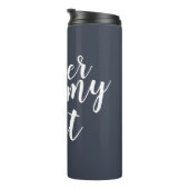 Theater is mijn sport Simple Modern Graphic Thermosbeker (Geroteerd rechts)