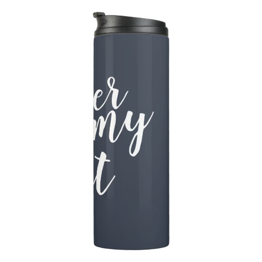 Theater is mijn sport Simple Modern Graphic Thermosbeker (Geroteerd rechts)