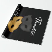 Theater is mijn sport | Theater Lover Gift Cadeaupapier (Uitgerold)