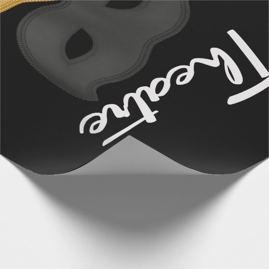 Theater is mijn sport | Theater Lover Gift Cadeaupapier (Hoek)