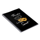 Theater is mijn sport | Theater Lover Gift Notitieboek (Rechterzijde)