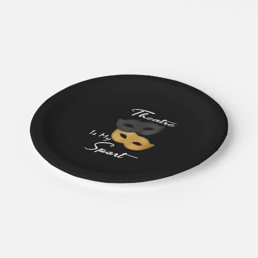 Theater is mijn sport | Theater Lover Gift Papieren Bordje (Gekanteld)