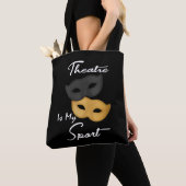 Theater is mijn sport | Theater Lover Gift Tote Bag (Dichtbij)