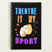 Theater is mijn sportacteursdrama planner (Voorkant)