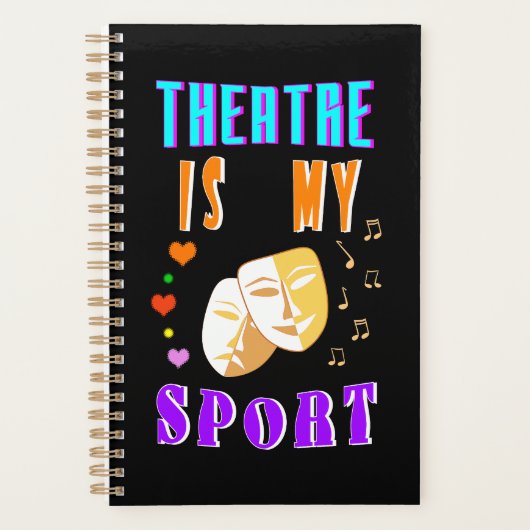 Theater is mijn sportacteursdrama planner (Voorkant)