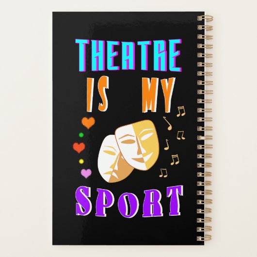 Theater is mijn sportacteursdrama planner (Achterkant)