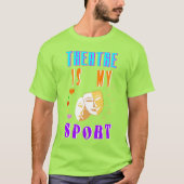 Theater is mijn sportacteursdrama t-shirt (Voorkant)
