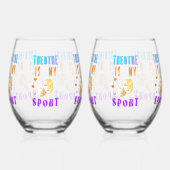 Theater is mijn sportacteursdrama wijnglas zonder voet (Links)