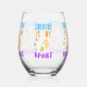 Theater is mijn sportacteursdrama wijnglas zonder voet (Links)