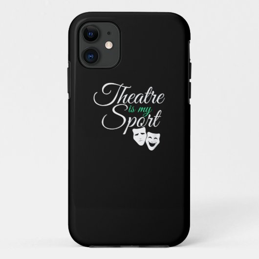 Theater is mijn T-shirt Musical Theater Actor Case-Mate iPhone Case (Achterkant)