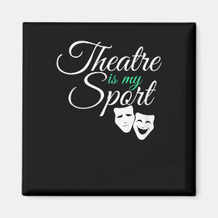 Theater is mijn T-shirt Musical Theater Actor Magneet
