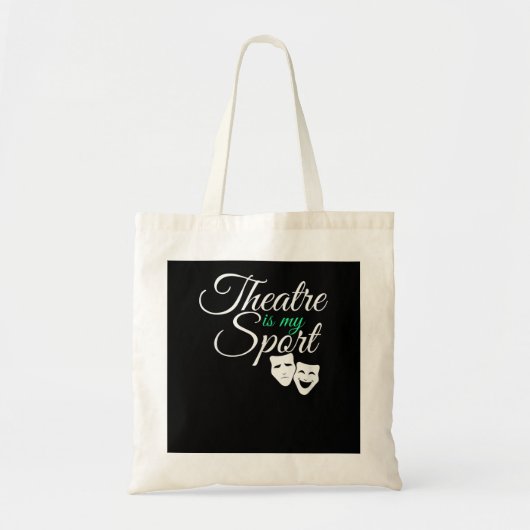 Theater is mijn T-shirt Musical Theater Actor Tote Bag (Voorkant)