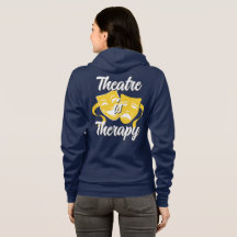 Theater is Therapie Ritssluiting Hoodie