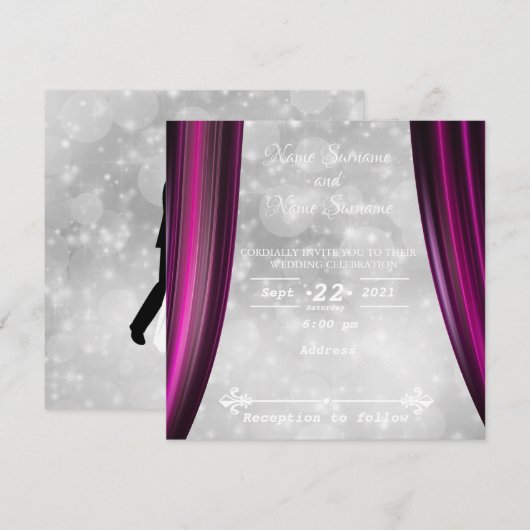 theater kaart (Voorkant / Achterkant)