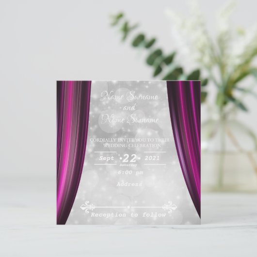 theater kaart (Staand voorkant)