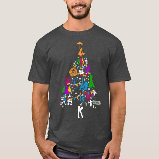 Theater Kerstmis T-shirt (Voorkant)